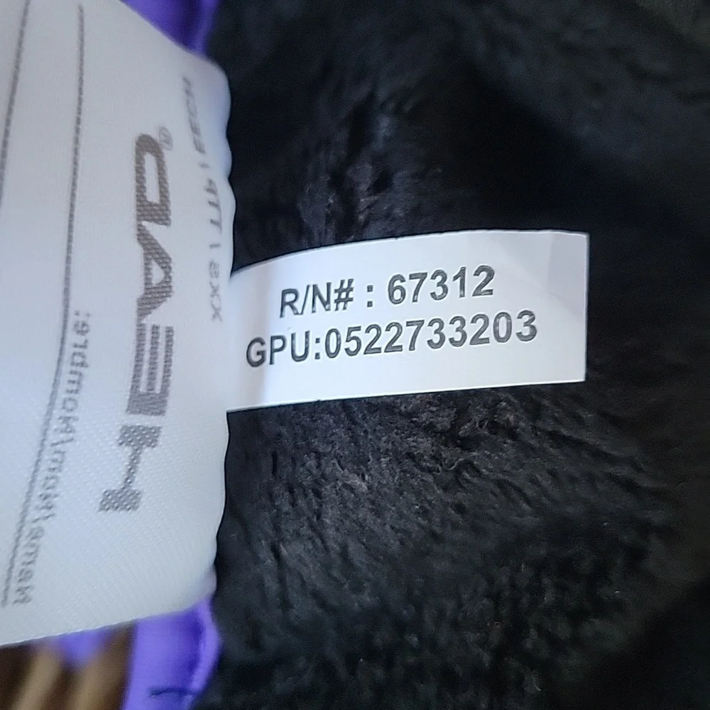 HEAD Junior Ski & Snowboarding Mittens, purple, size XXS (1-2 yrs)